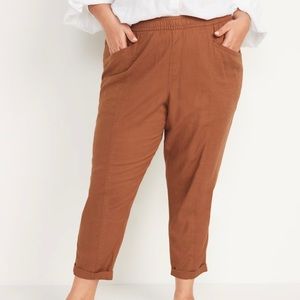 EUC Cropped Linen Pants